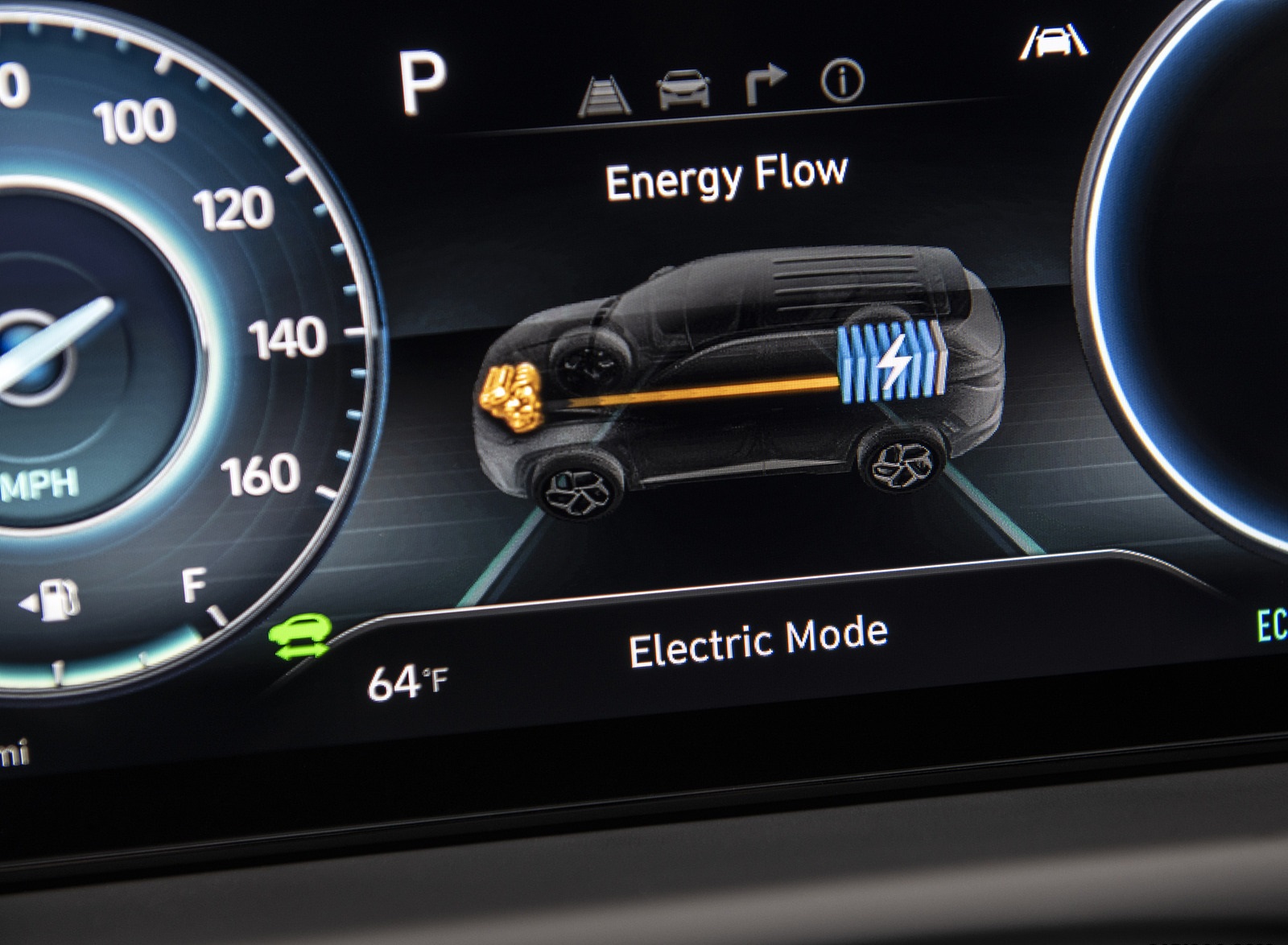 2022 Hyundai Tucson Plug-In Hybrid Digital Instrument Cluster Wallpapers  #35 of 46