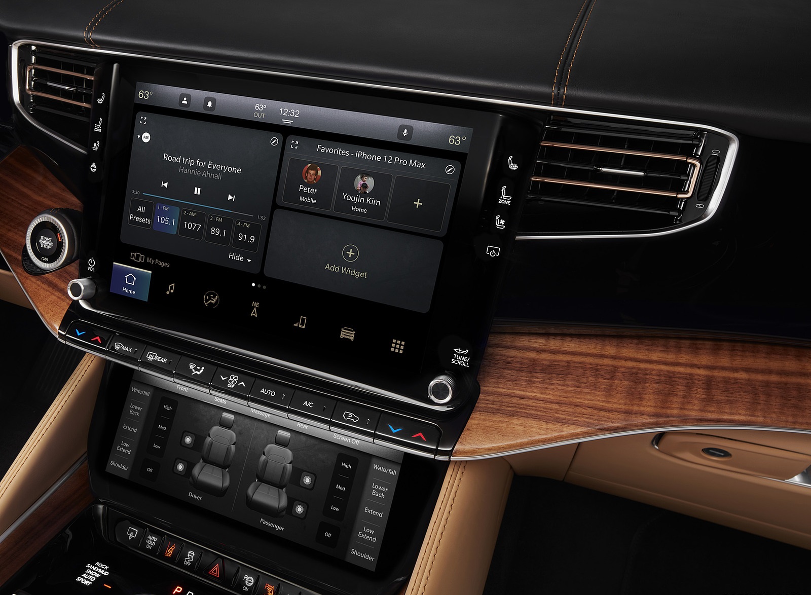 2022 Jeep Grand Wagoneer Central Console Wallpapers  #60 of 129