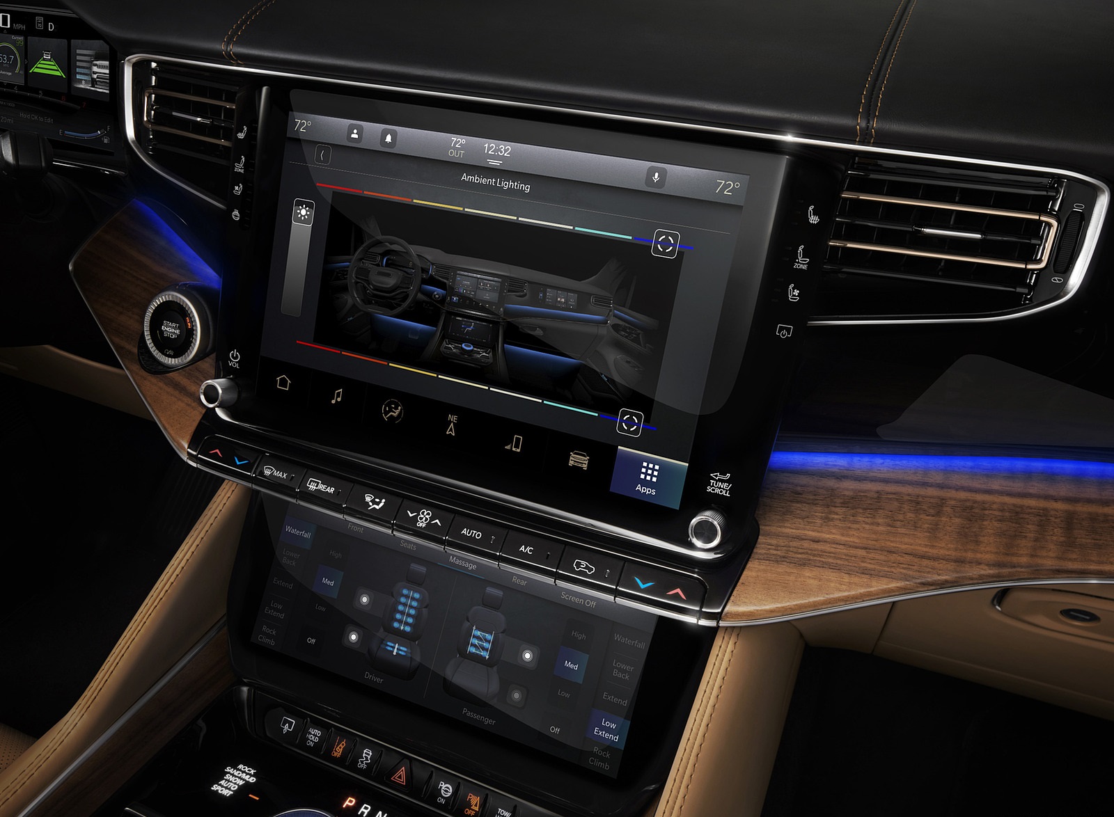 2022 Jeep Grand Wagoneer Central Console Wallpapers  #63 of 129