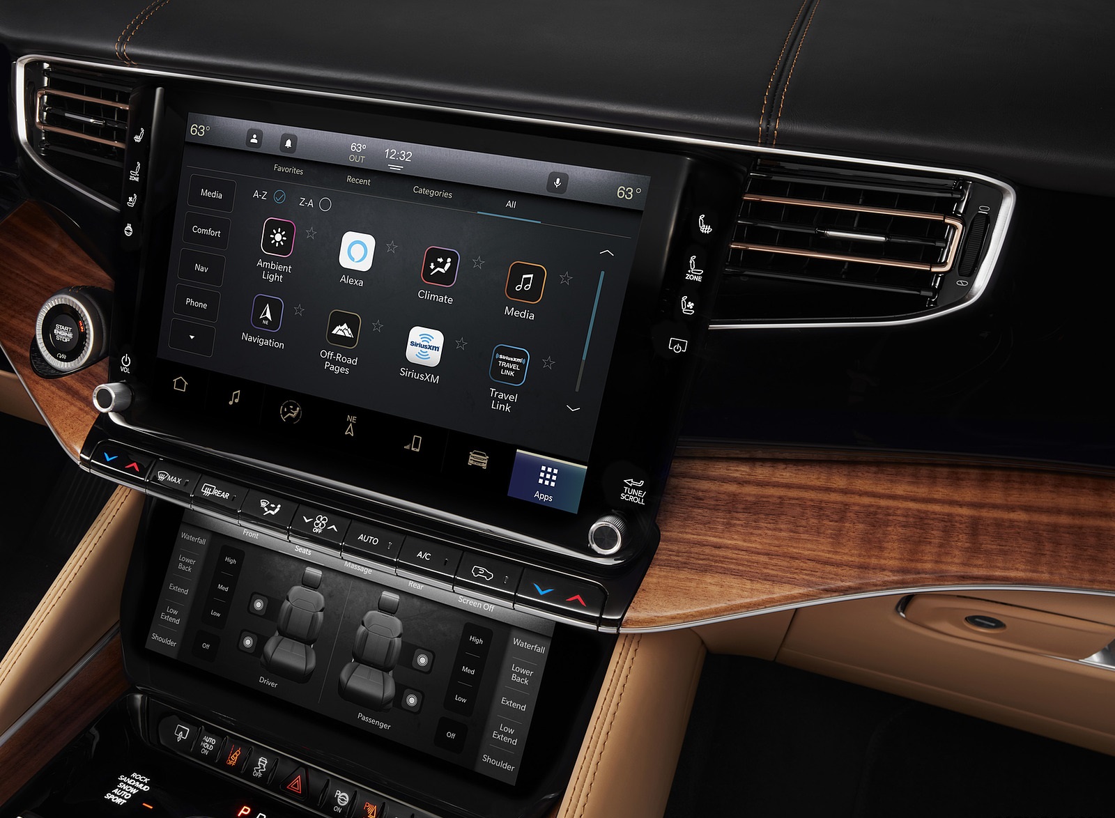 2022 Jeep Grand Wagoneer Central Console Wallpapers  #58 of 129