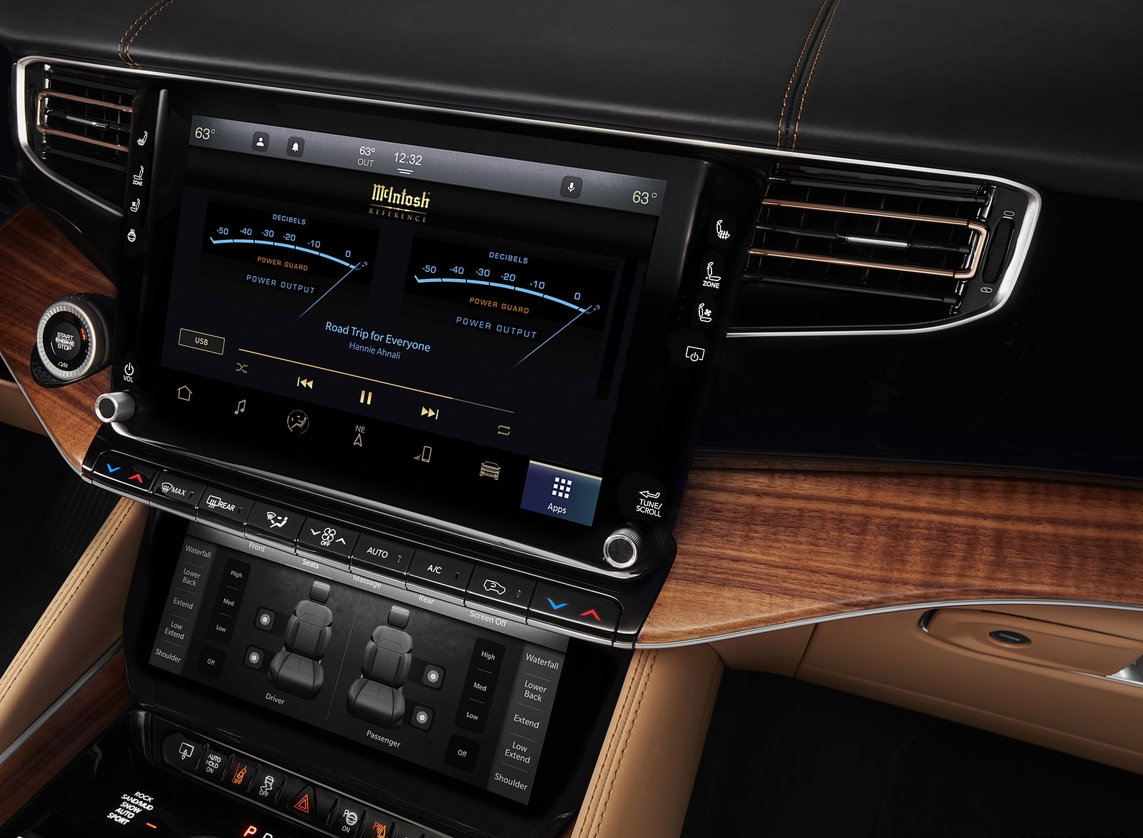 2022 Jeep Grand Wagoneer Central Console Wallpapers  #64 of 129