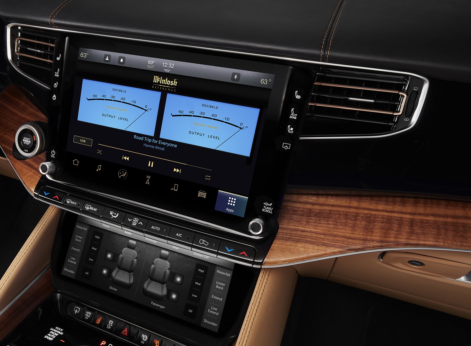 2022 Jeep Grand Wagoneer Central Console Wallpapers #56 of 129