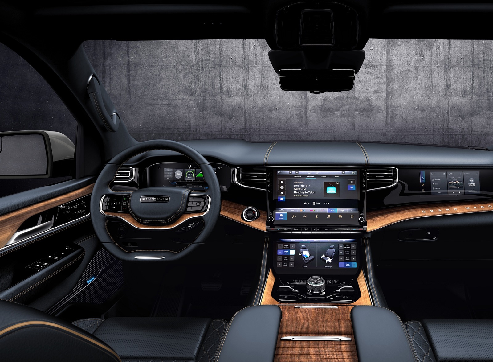 2022 Jeep Grand Wagoneer Interior Cockpit Wallpapers  #43 of 129