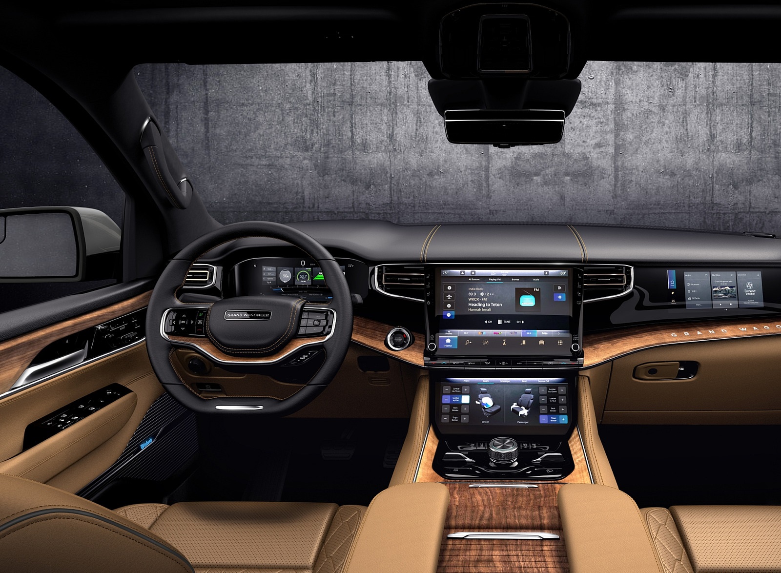 2022 Jeep Grand Wagoneer Interior Cockpit Wallpapers #42 of 129