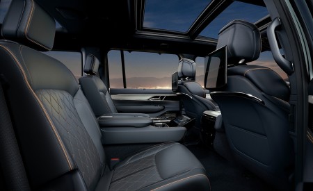 2022 Jeep Grand Wagoneer Interior Rear Seats Wallpapers 450x275 (91)
