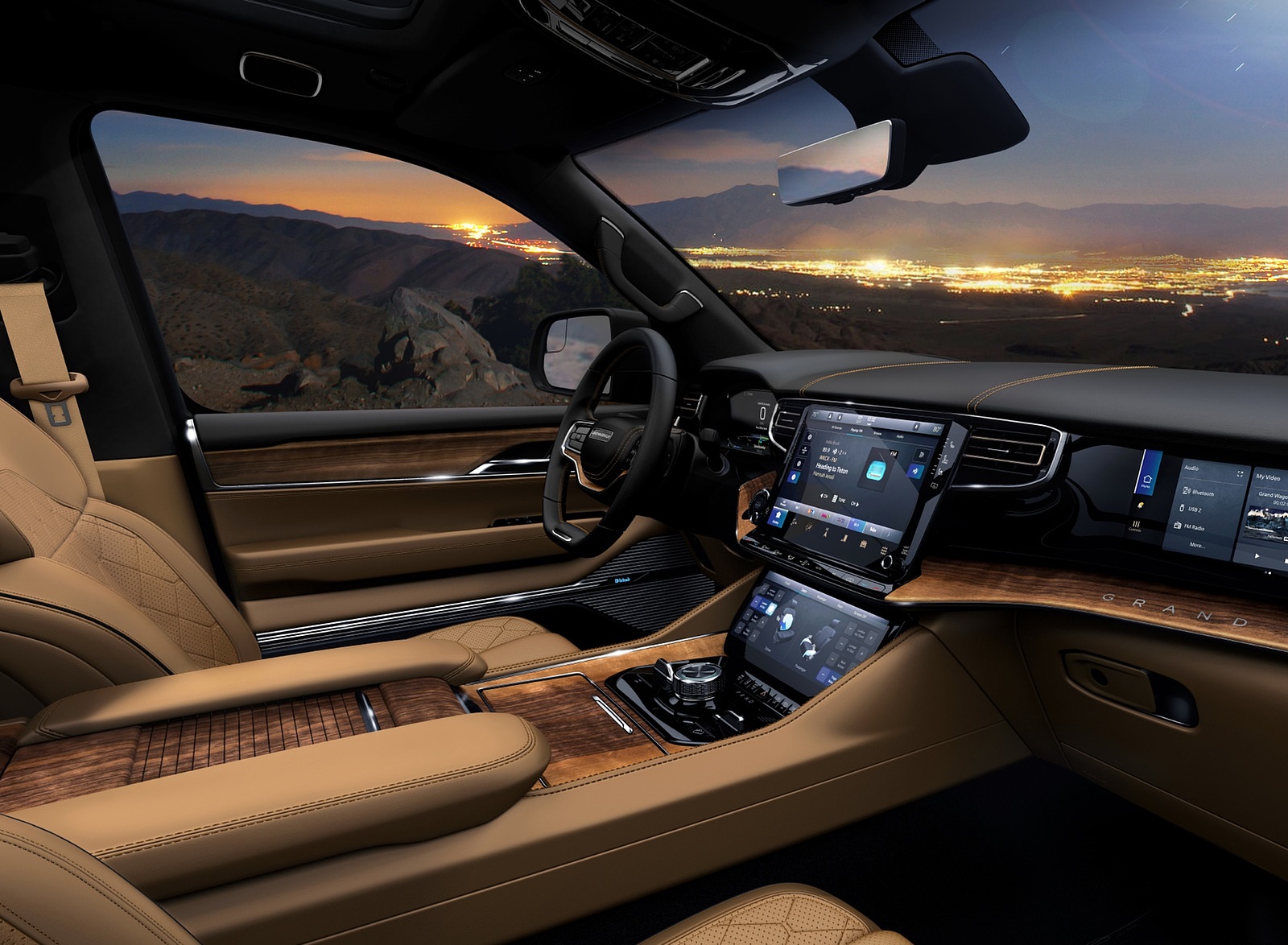 2022 Jeep Grand Wagoneer Interior Wallpapers  #48 of 129