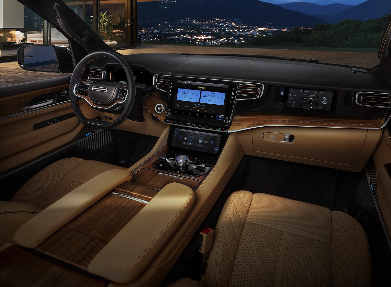 2022 Jeep Grand Wagoneer Interior Wallpapers #47 of 129