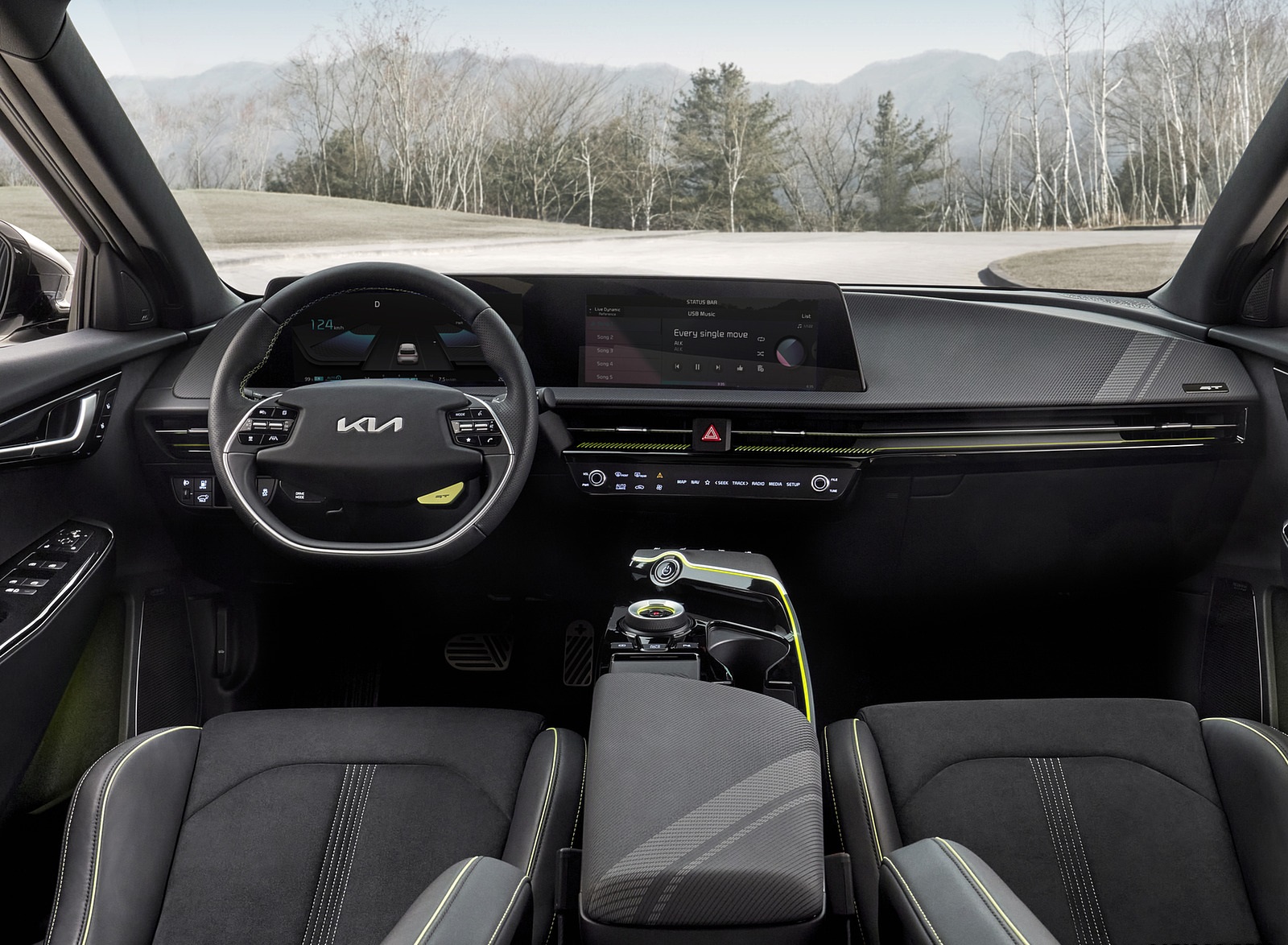2022 Kia EV6 GT Interior Cockpit Wallpapers (6)