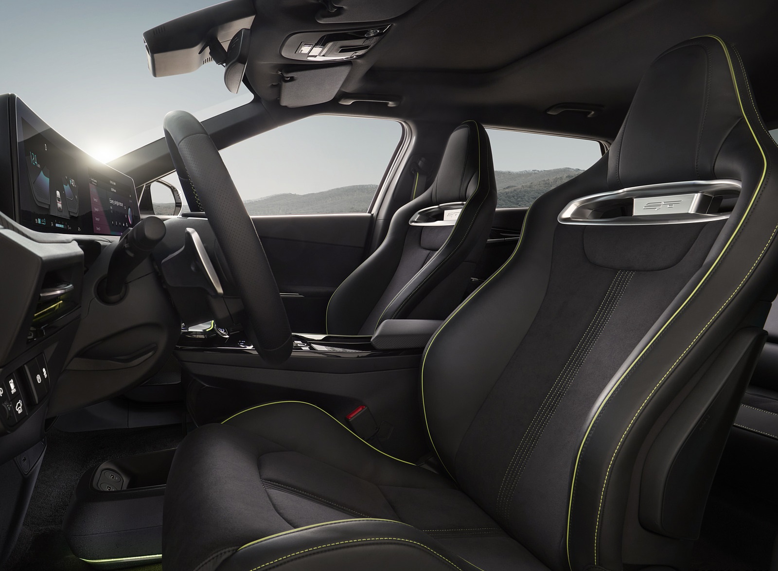 2022 Kia EV6 GT Interior Seats Wallpapers (7)