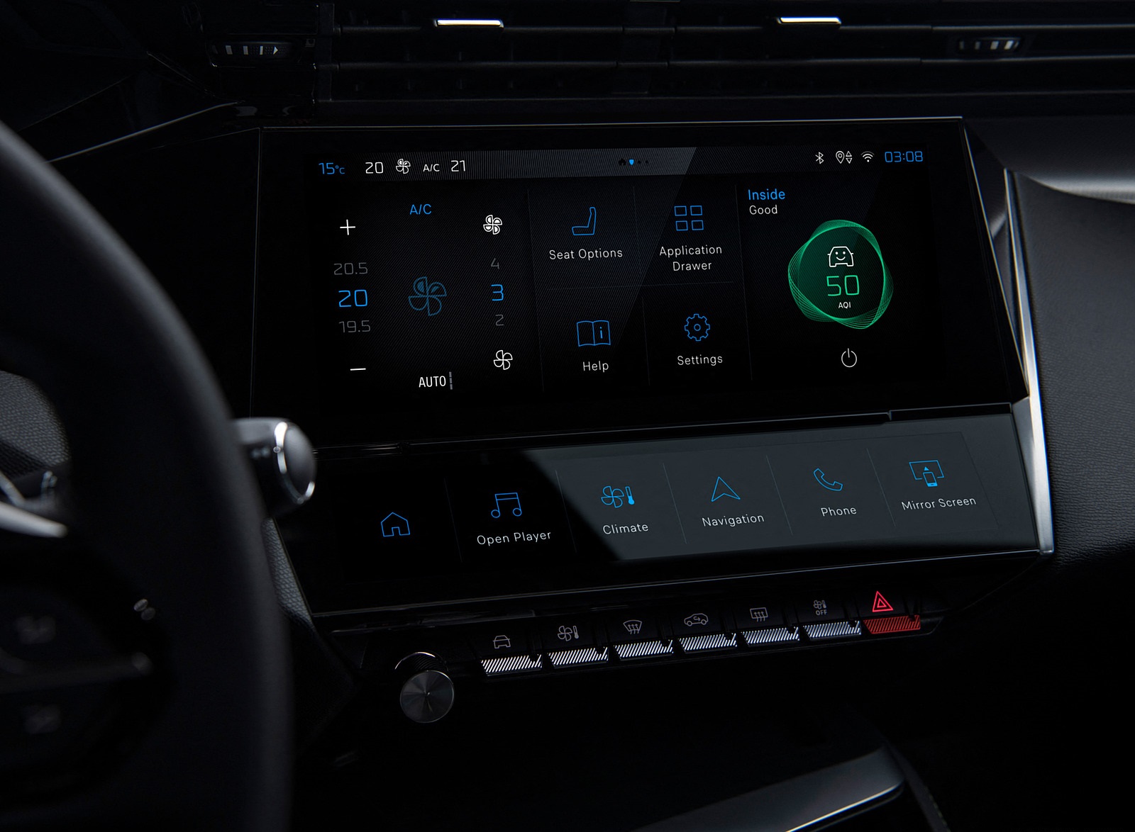 2022 Peugeot 308 PHEV Central Console Wallpapers  #40 of 75