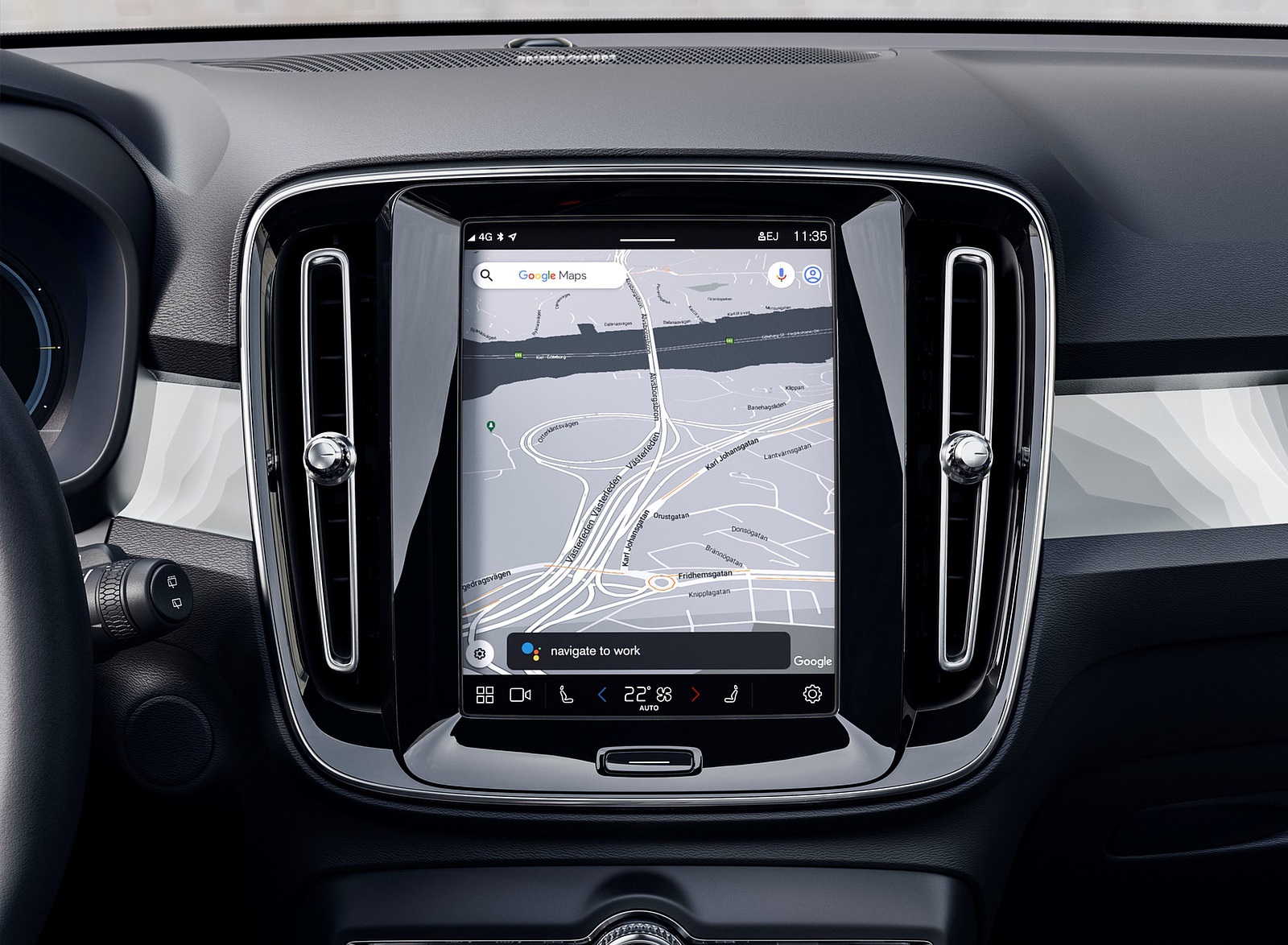 2022 Volvo C40 Recharge Central Console Wallpapers #22 of 101