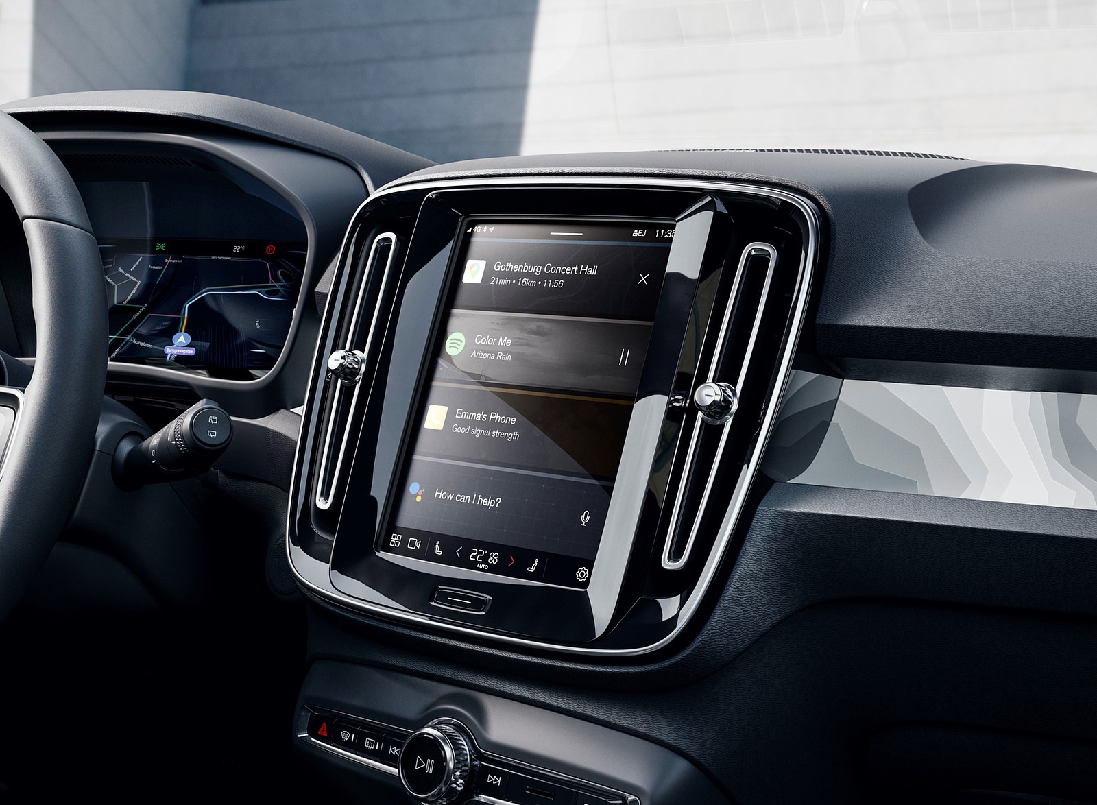 2022 Volvo C40 Recharge Central Console Wallpapers #21 of 101