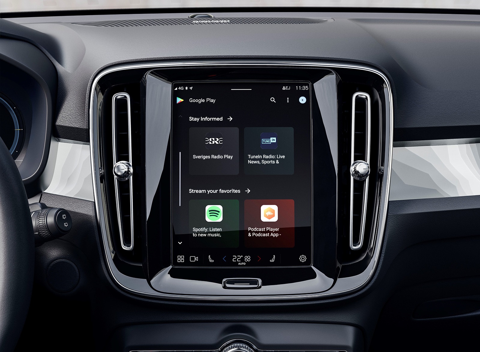 2022 Volvo C40 Recharge Central Console Wallpapers #20 of 101