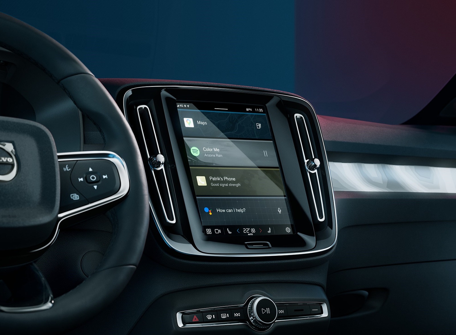 2022 Volvo C40 Recharge Central Console Wallpapers #95 of 101