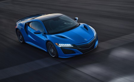 2021 Acura NSX Long Beach Blue Pearl Front Three-Quarter Wallpapers 450x275 (3)