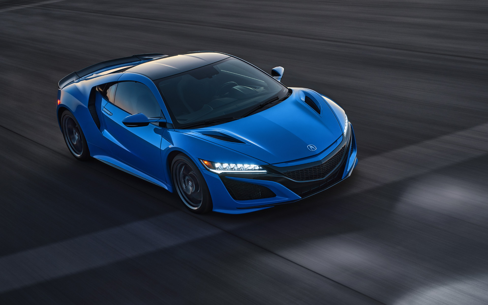2021 Acura NSX Long Beach Blue Pearl Front Three-Quarter Wallpapers (3)