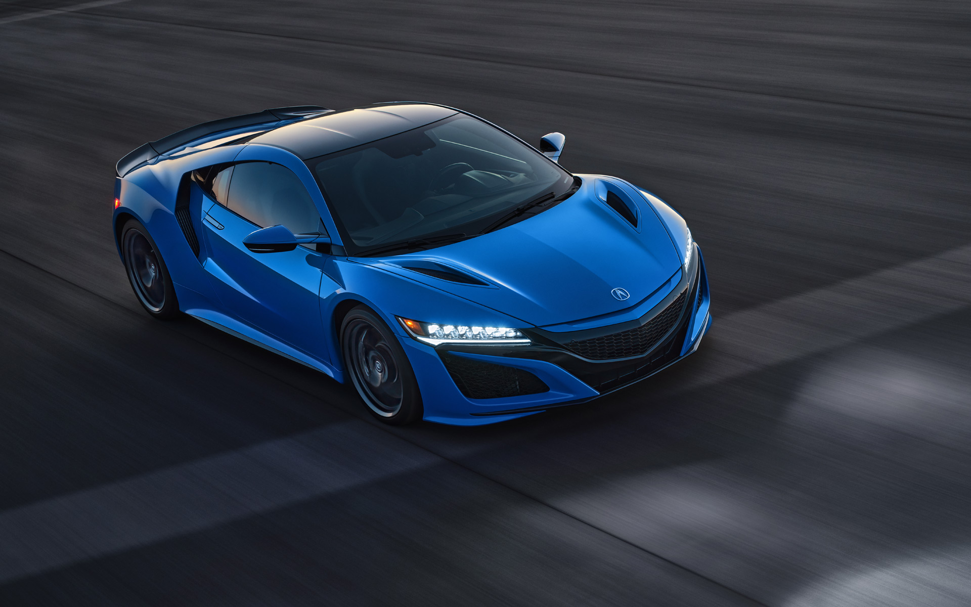 2021 Acura NSX Long Beach Blue Pearl Front Three-Quarter Wallpapers #3 of 12