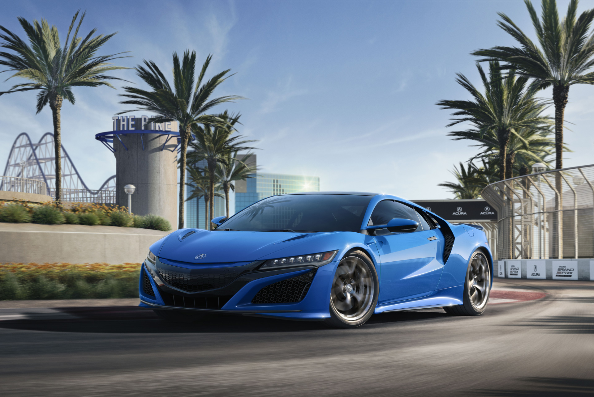2021 Acura NSX Long Beach Blue Pearl Front Three-Quarter Wallpapers (1)