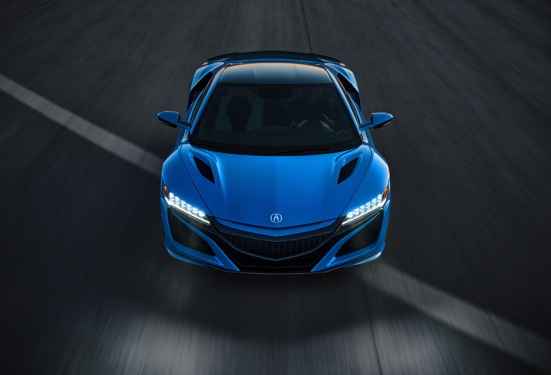 2021 Acura NSX Long Beach Blue Pearl Front Wallpapers (6)