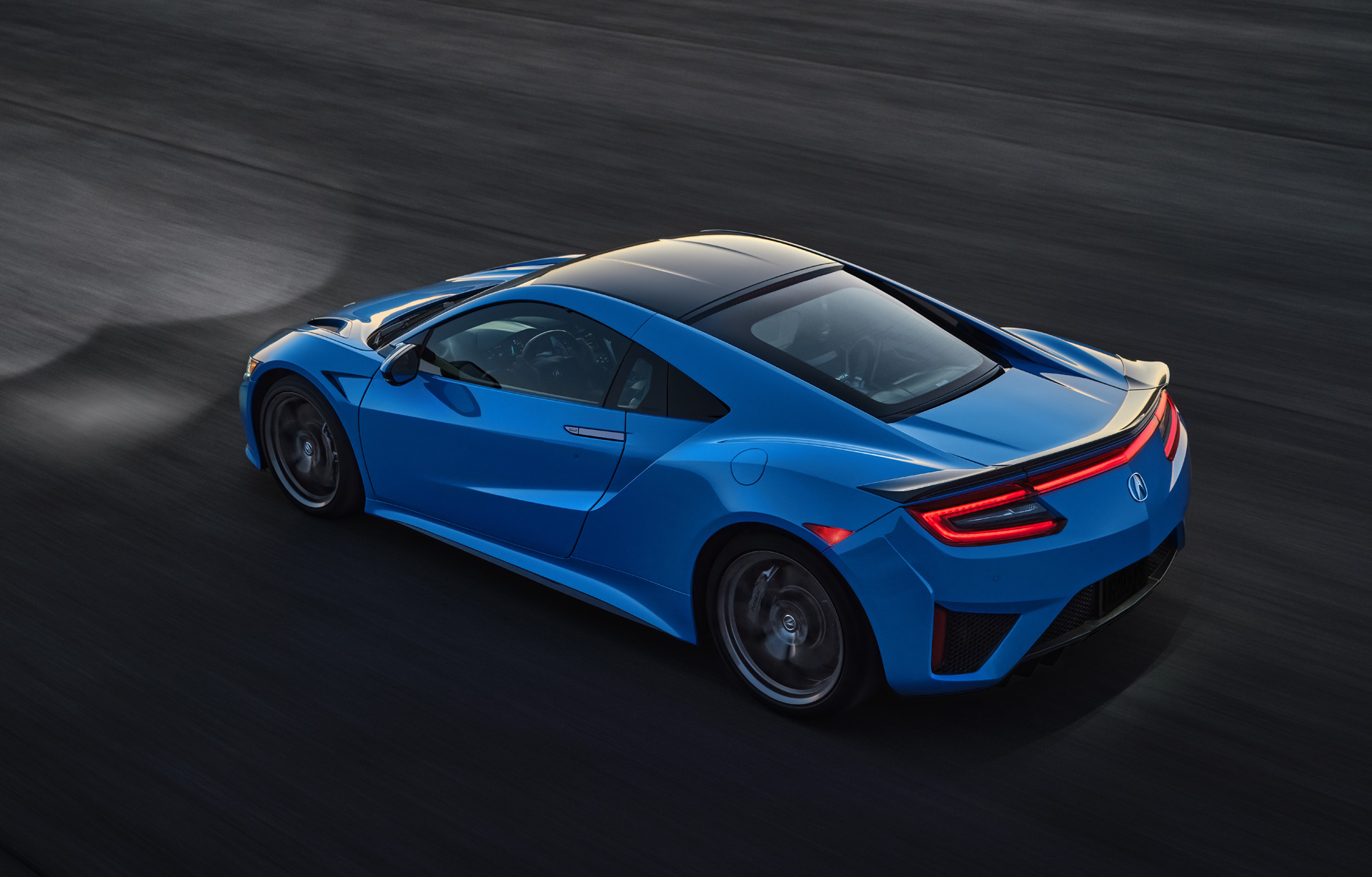 2021 Acura NSX Long Beach Blue Pearl Rear Three-Quarter Wallpapers #7 of 12