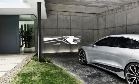 2021 Audi A6 e-tron Concept (Color: Helio Silver) Detail Wallpapers  450x275 (23)