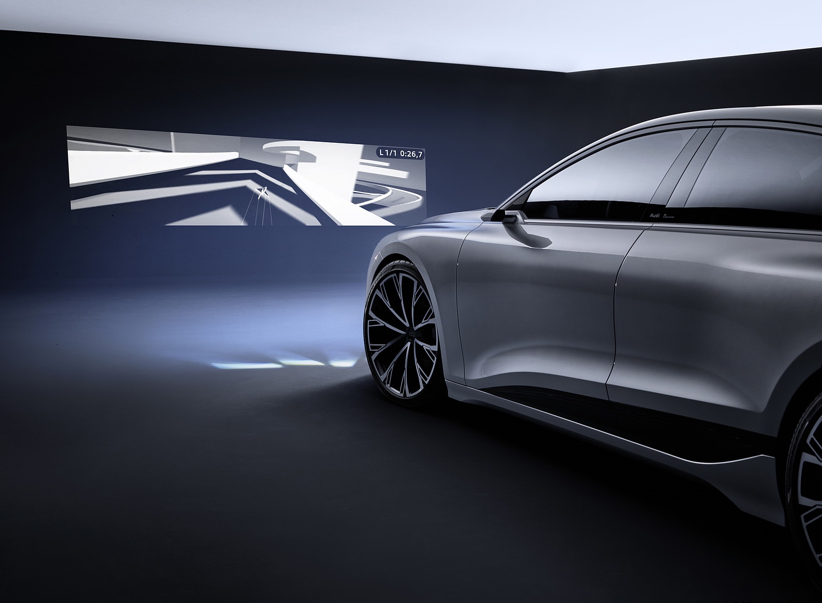 2021 Audi A6 e-tron Concept (Color: Helio Silver) Detail Wallpapers  #46 of 54