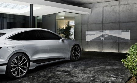 2021 Audi A6 e-tron Concept (Color: Helio Silver) Detail Wallpapers 450x275 (22)