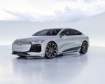 2021 Audi A6 e-tron Concept (Color: Helio Silver) Front Three-Quarter Wallpapers  150x120 (28)
