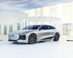 2021 Audi A6 e-tron Concept (Color: Helio Silver) Front Three-Quarter Wallpapers  150x120 (24)