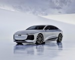 2021 Audi A6 e-tron Concept (Color: Helio Silver) Front Three-Quarter Wallpapers 150x120 (29)