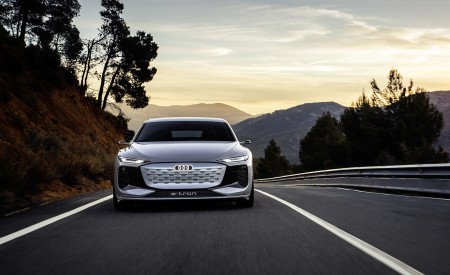 2021 Audi A6 e-tron Concept (Color: Helio Silver) Front Wallpapers  450x275 (5)