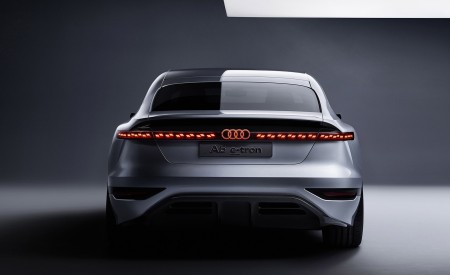 2021 Audi A6 e-tron Concept (Color: Helio Silver) Rear Wallpapers 450x275 (42)