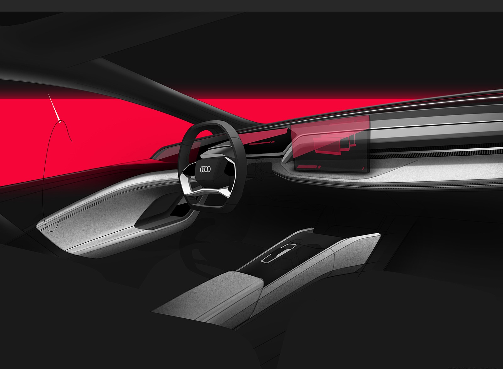 2021 Audi A6 e-tron Concept Design Sketch Wallpapers  #54 of 54