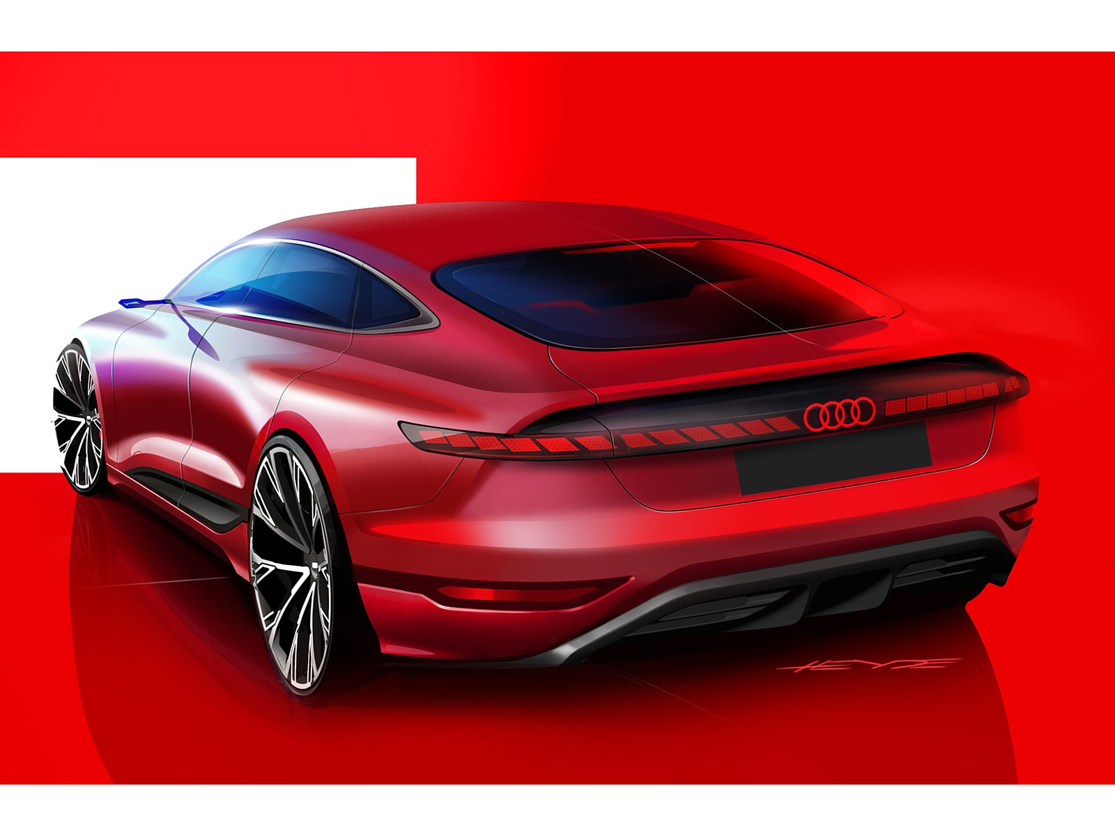 2021 Audi A6 e-tron Concept Design Sketch Wallpapers  #52 of 54