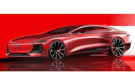 2021 Audi A6 e-tron Concept Design Sketch Wallpapers  450x275 (50)