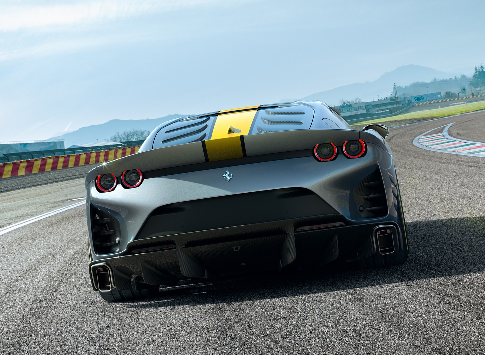 2021 Ferrari 812 Superfast Special Edition Rear Wallpapers (2)