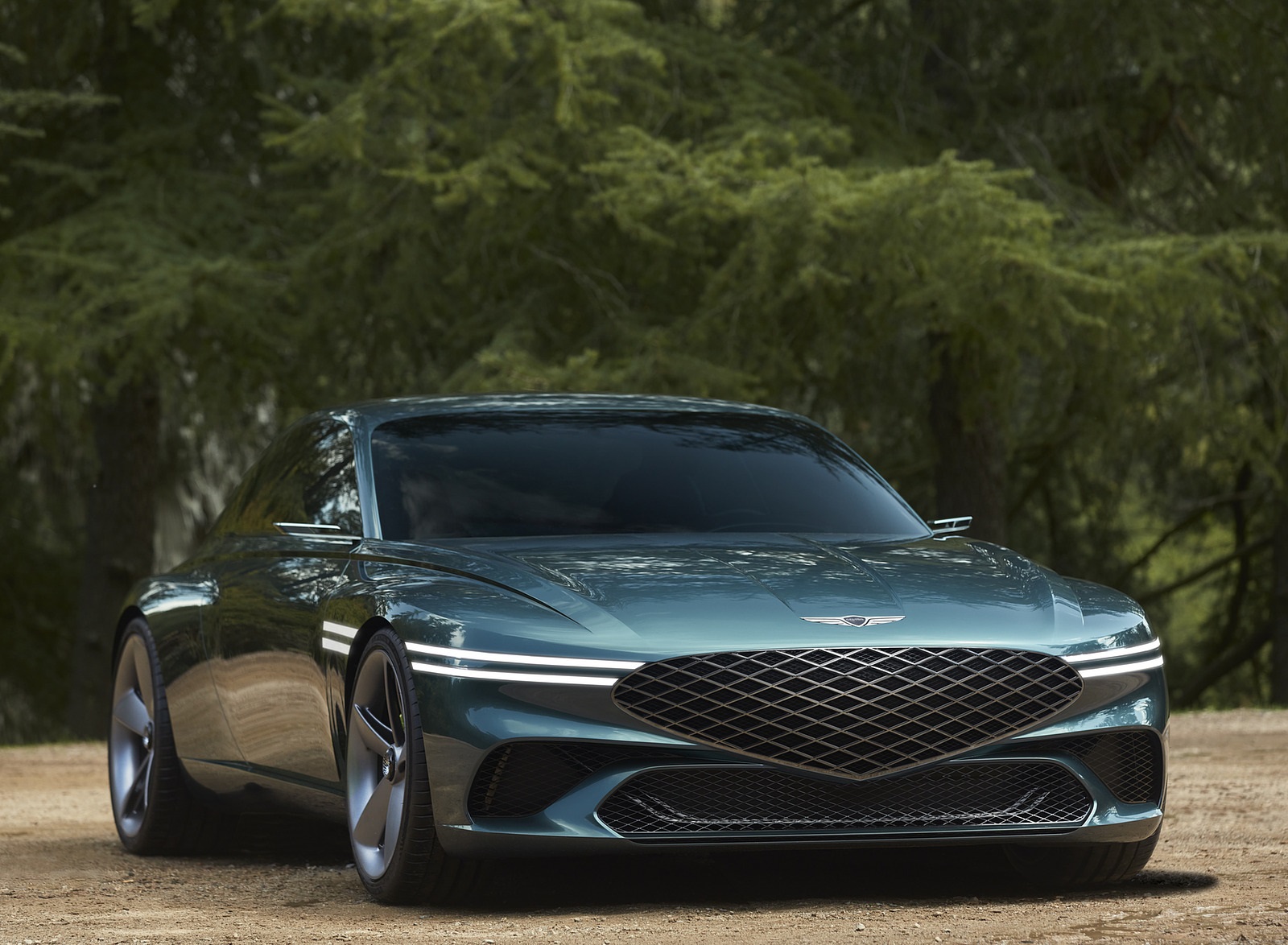 2021 Genesis X Concept Front Wallpapers #10 of 26