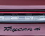 2022 Porsche Taycan 4 Cross Turismo (Color: Cherry Metallic) Badge Wallpapers 150x120