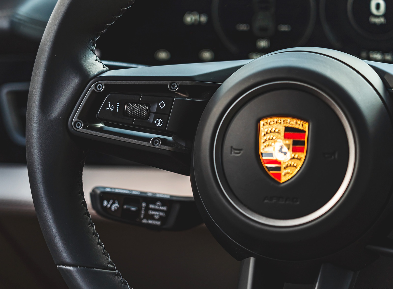 2022 Porsche Taycan 4 Cross Turismo (Color: Cherry Red) Interior Steering Wheel Wallpapers #98 of 189