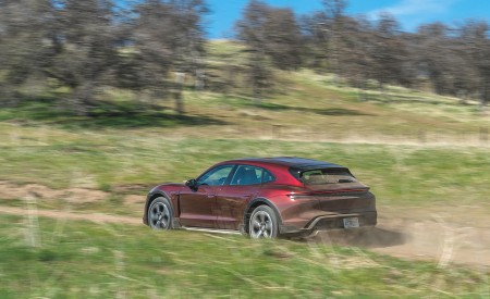 2022 Porsche Taycan 4 Cross Turismo (Color: Cherry Red) Off-Road Wallpapers 450x275 (37)