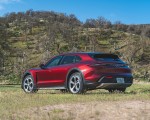 2022 Porsche Taycan 4 Cross Turismo (Color: Cherry Red) Rear Three-Quarter Wallpapers 150x120