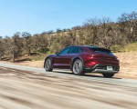 2022 Porsche Taycan 4 Cross Turismo (Color: Cherry Red) Rear Three-Quarter Wallpapers 150x120 (10)