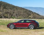 2022 Porsche Taycan 4 Cross Turismo (Color: Cherry Red) Side Wallpapers 150x120 (52)
