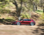 2022 Porsche Taycan 4 Cross Turismo (Color: Cherry Red) Side Wallpapers 150x120