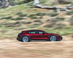 2022 Porsche Taycan 4 Cross Turismo (Color: Cherry Red) Side Wallpapers 150x120