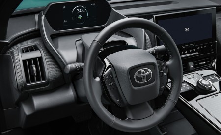 2021 Toyota bZ4X BEV Concept Interior Steering Wheel Wallpapers 450x275 (8)