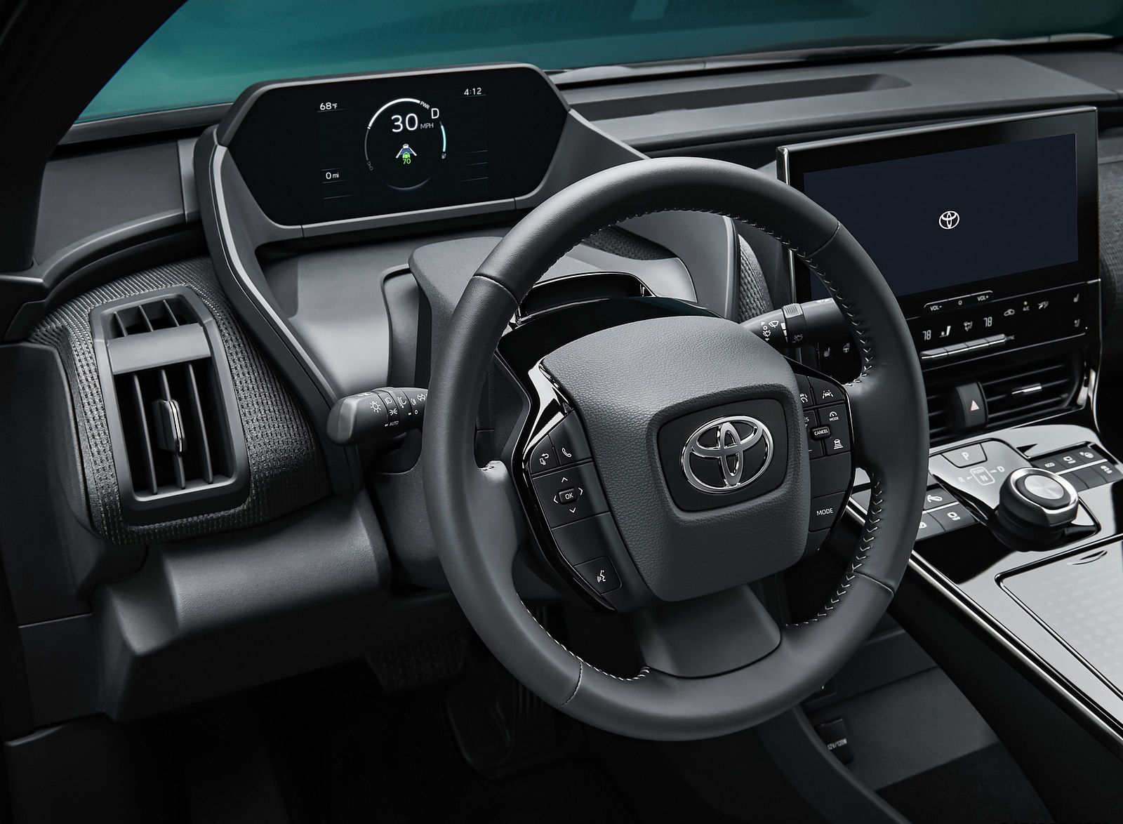 2021 Toyota bZ4X BEV Concept Interior Steering Wheel Wallpapers (8)