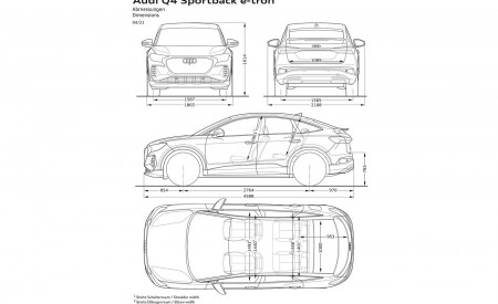 2022 Audi Q4 Sportback e-tron Dimensions Wallpapers 450x275 (125)