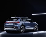 2022 Audi Q4 e-tron (Color: Geyser Blue Metallic) Rear Three-Quarter Wallpapers 150x120