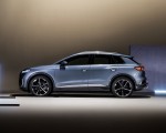 2022 Audi Q4 e-tron (Color: Geyser Blue Metallic) Side Wallpapers 150x120